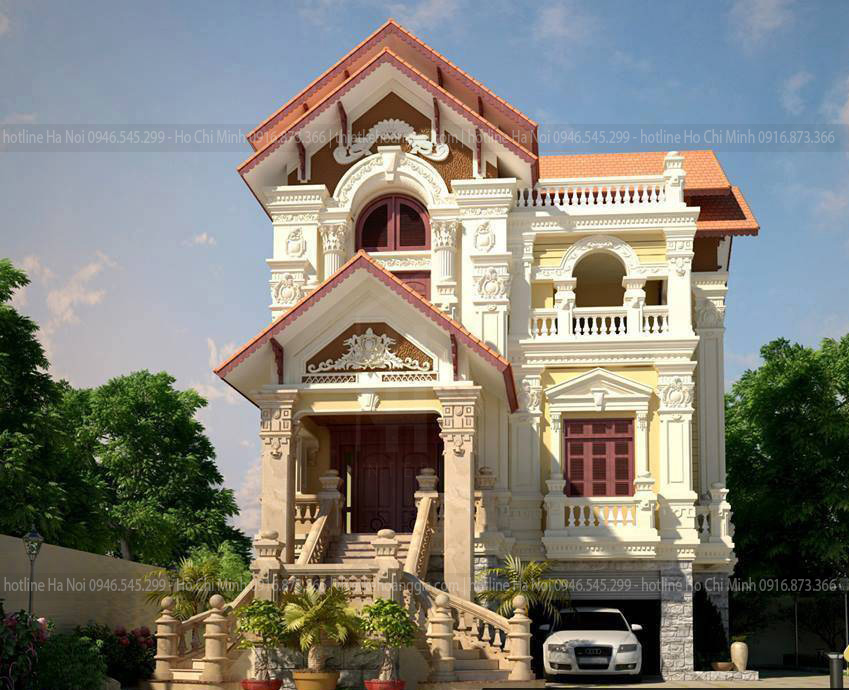 thiet ke biet thu 200m2 anh tuan thanh hoa 1